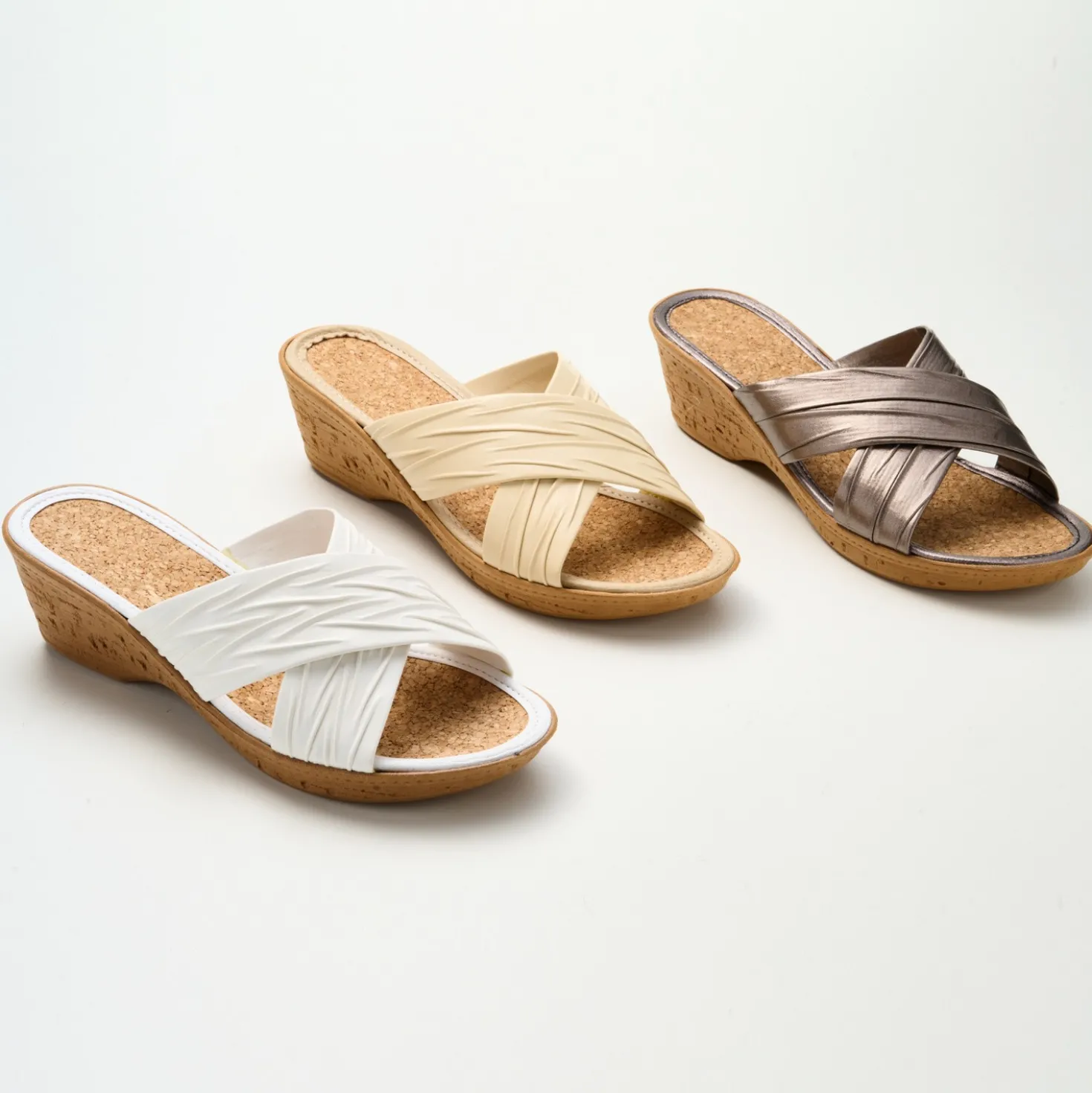 Pantolette "Sylvia" beige
