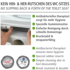Premium WC-Sitz „Muschel“ Duroplast WENKO