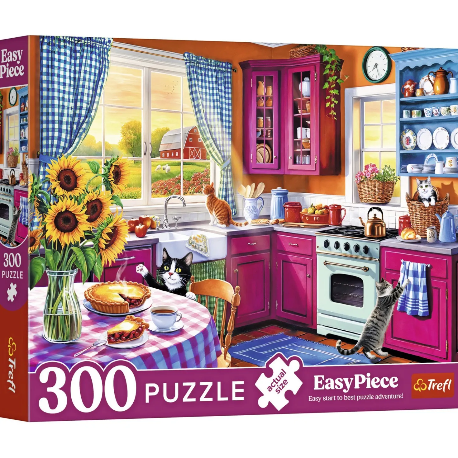 Puzzle "Morgens in der Küche" 300 Teile