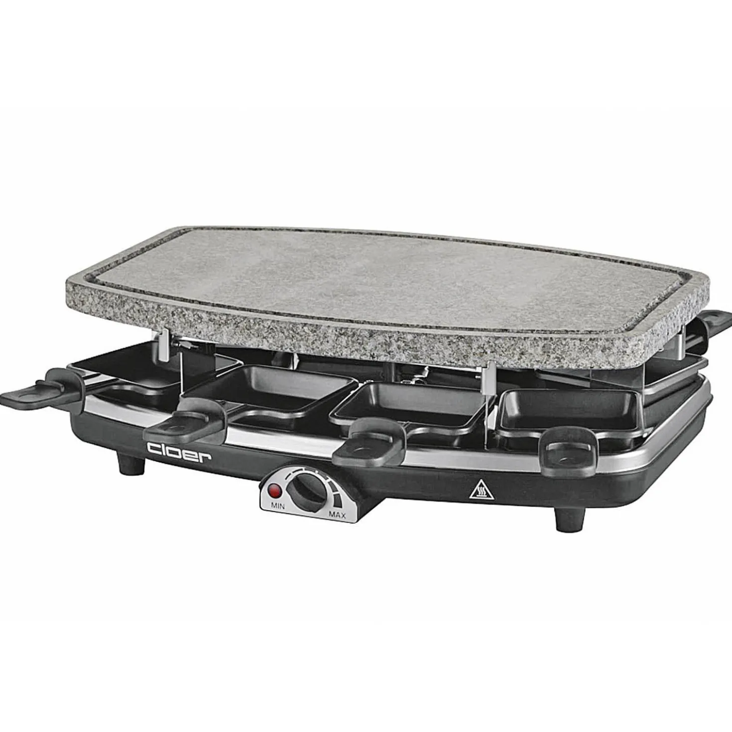 Raclette-Grill mit Natursteinplatte cloer