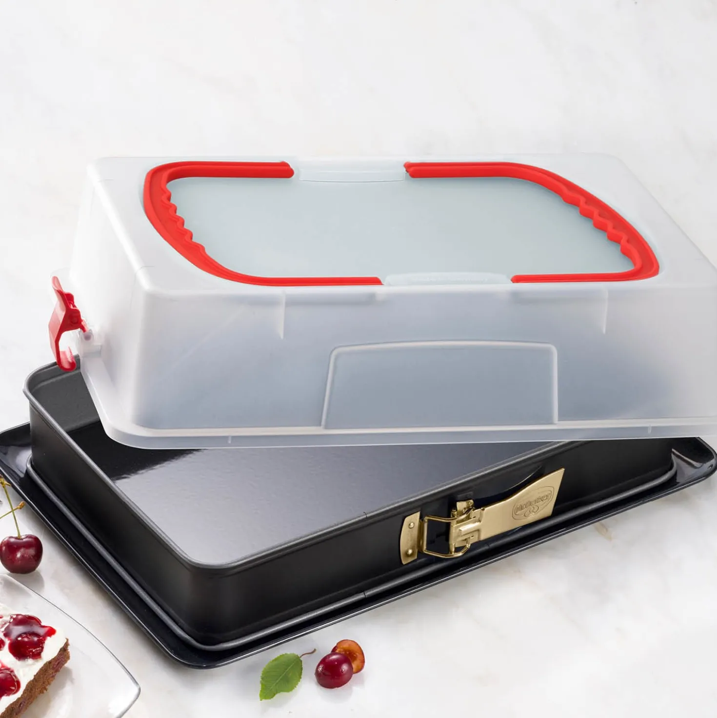 Rechteck-Springform Back-Idee 38 x 25 cm mit Haube Dr. Oetker