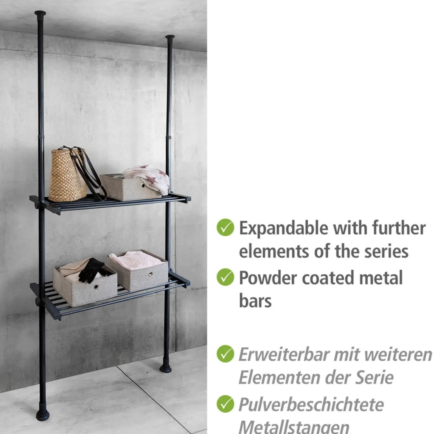 Regalboden Herkules Schwarz WENKO