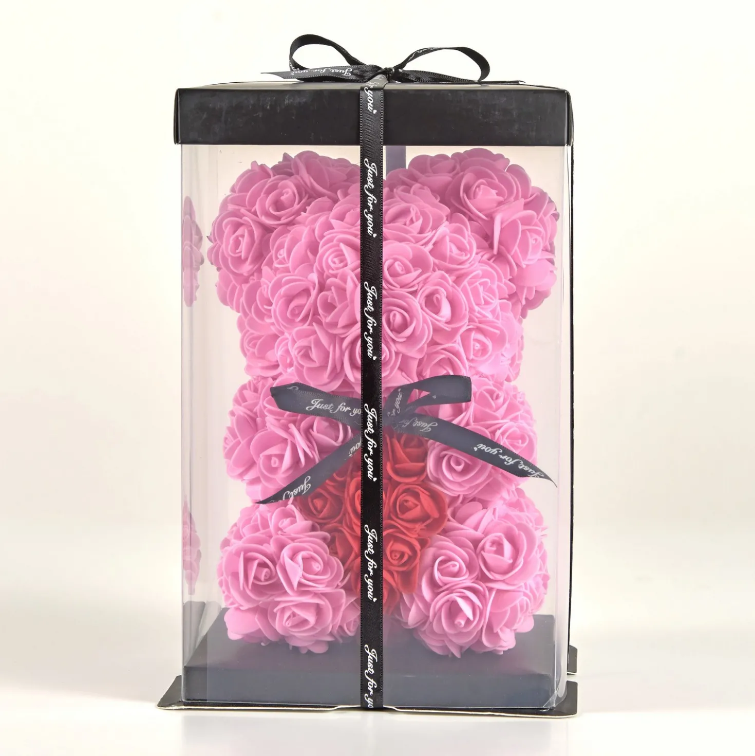 Rosenblüten-Bär in Geschenkbox