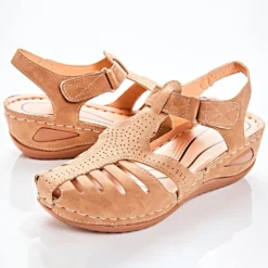 Sandale "Alice" beige