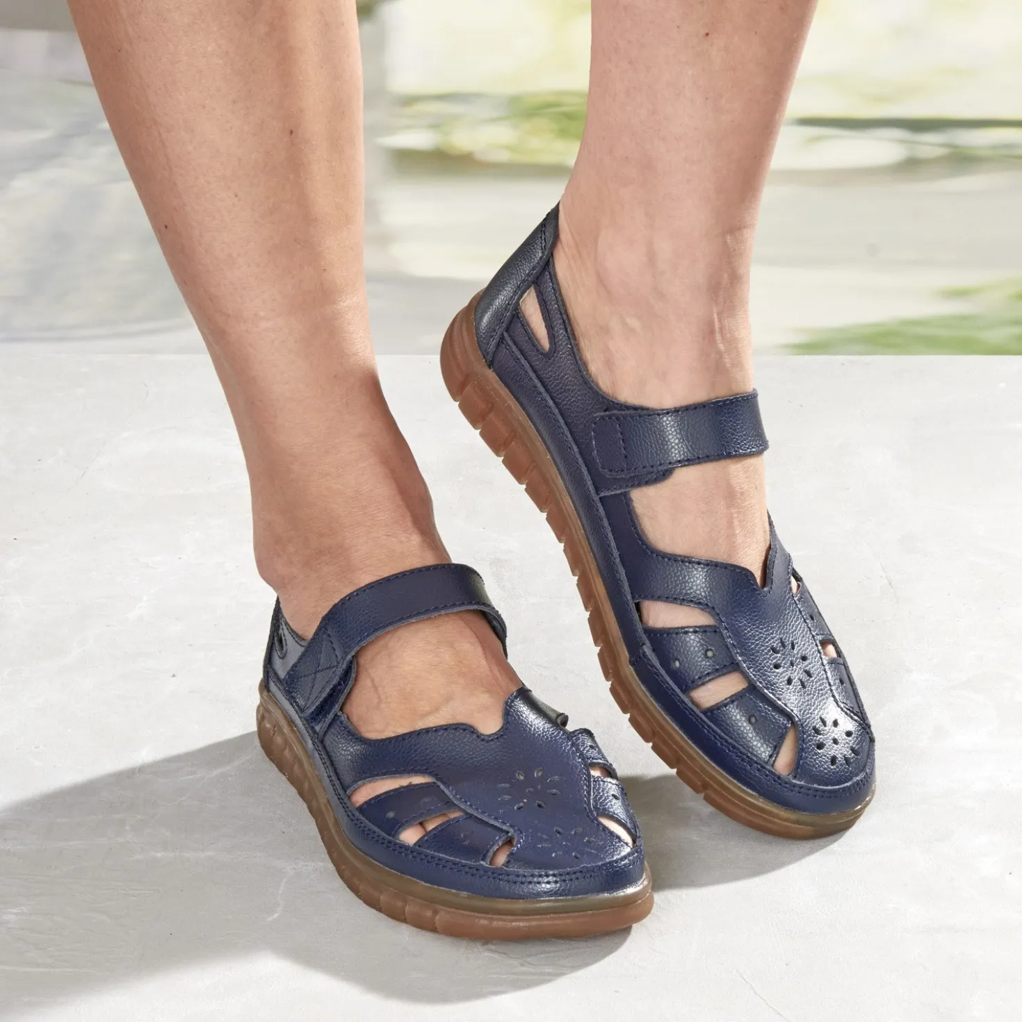 Sandale "Melina" navy