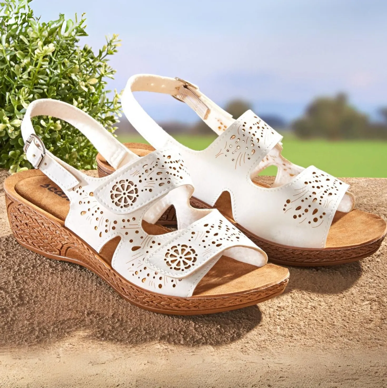 Sandalette "Katy" weiß