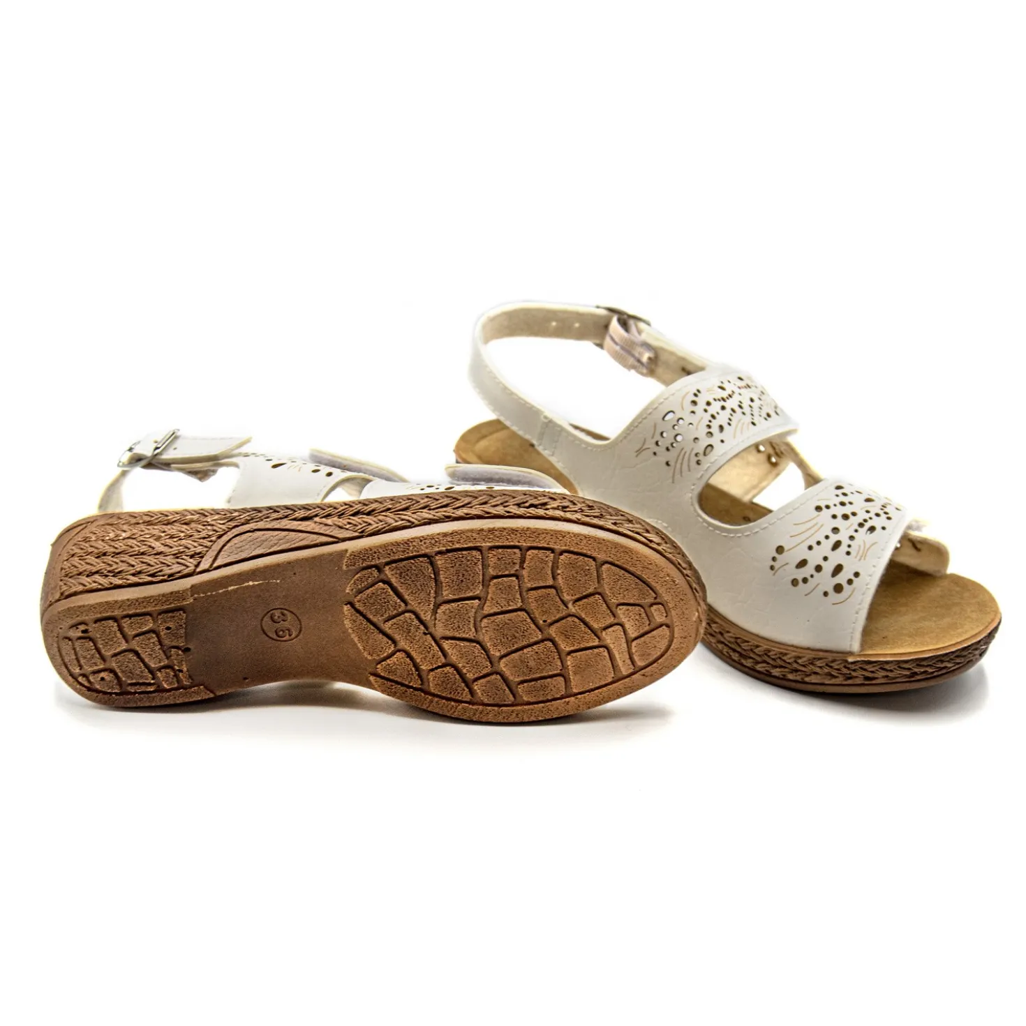 Sandalette "Katy" weiß
