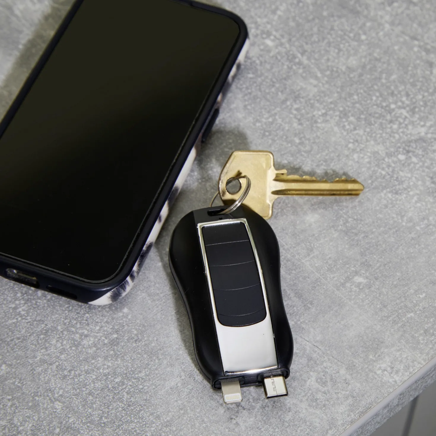 Schlüsselanhänger mit Powerbank 1200mAh 2-in-1 Victor Tools