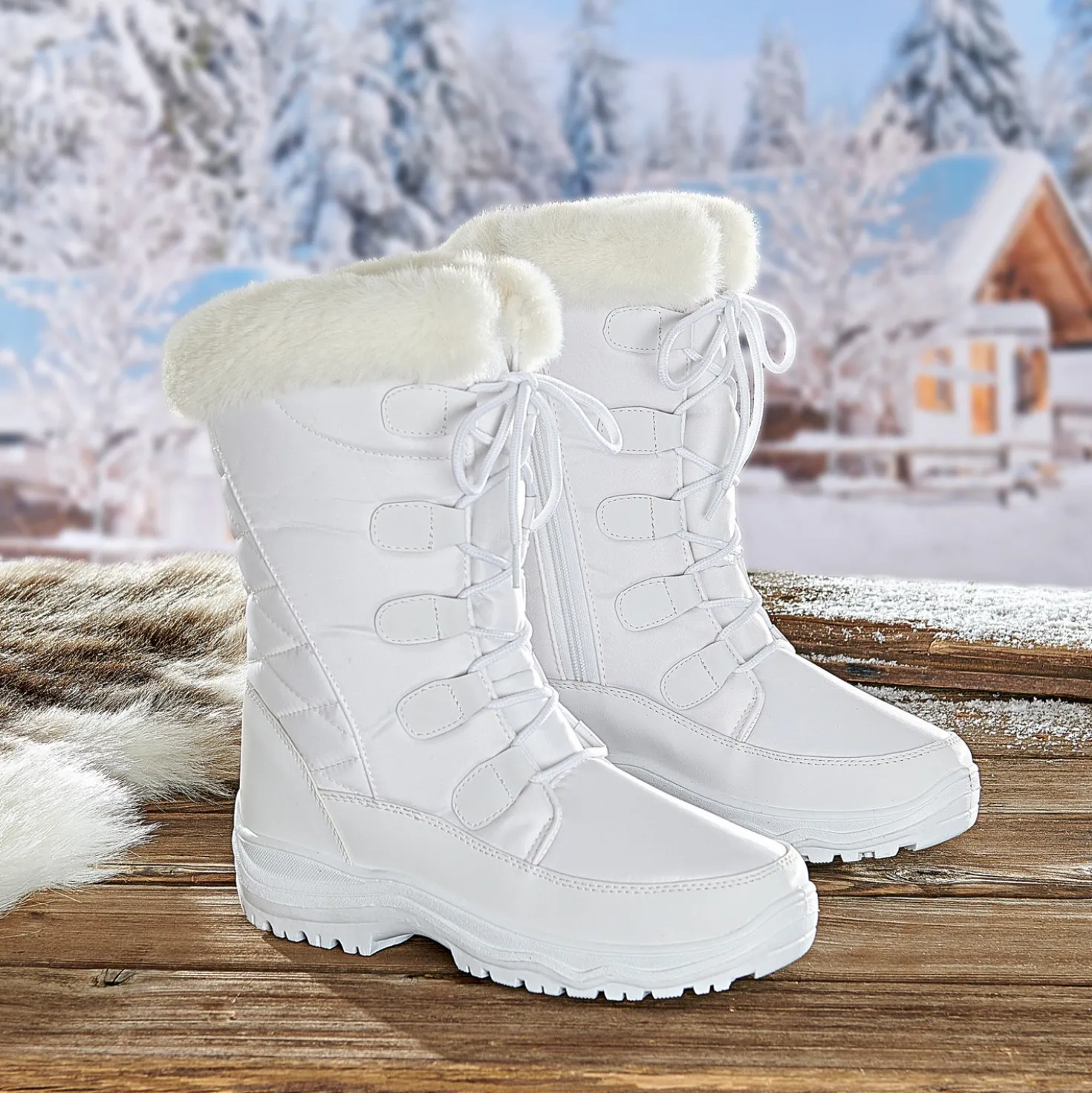 Schneestiefel "Elsbeth" weiß