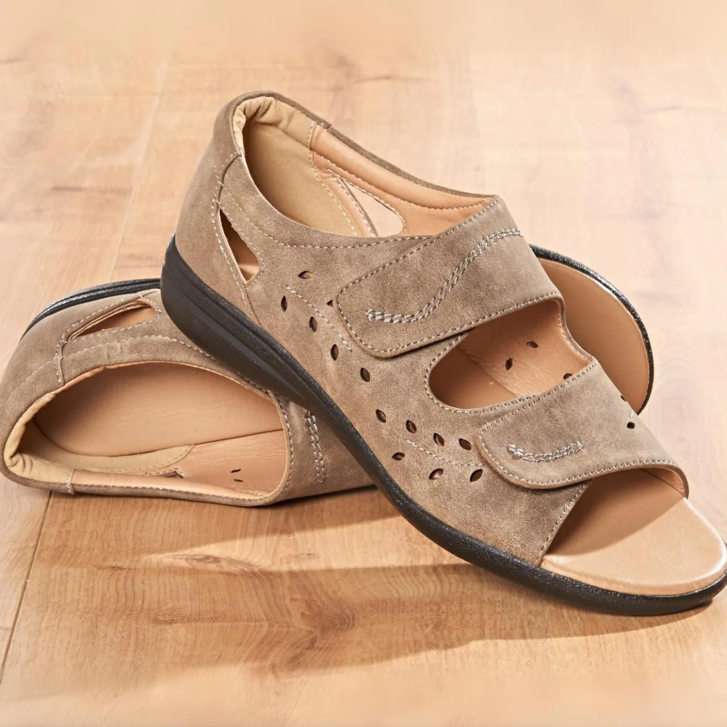 Schuh "Amy" taupe