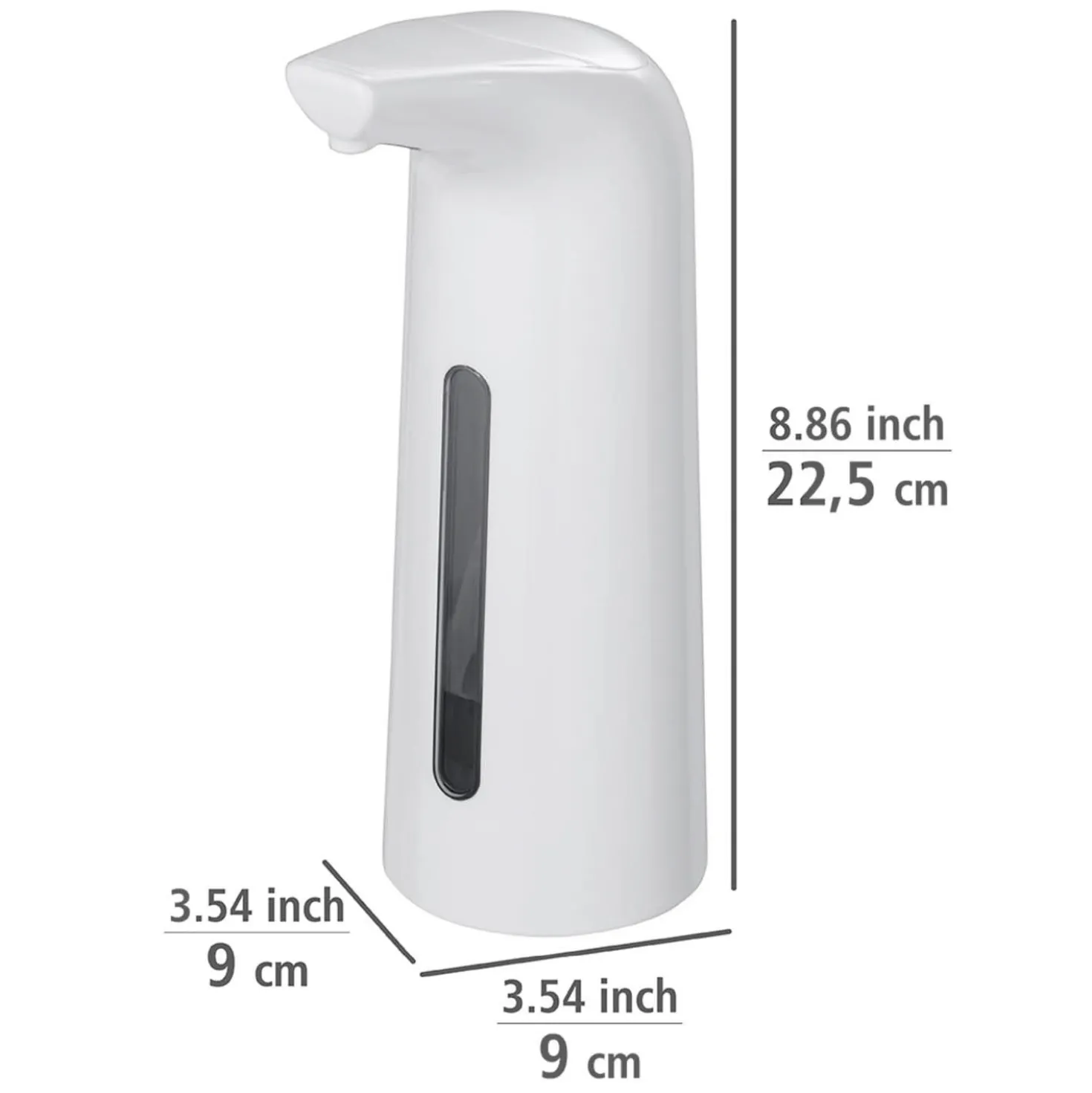 Sensor-Seifen- & Desinfektionsspender „Larino“, 400 ml, weiß WENKO