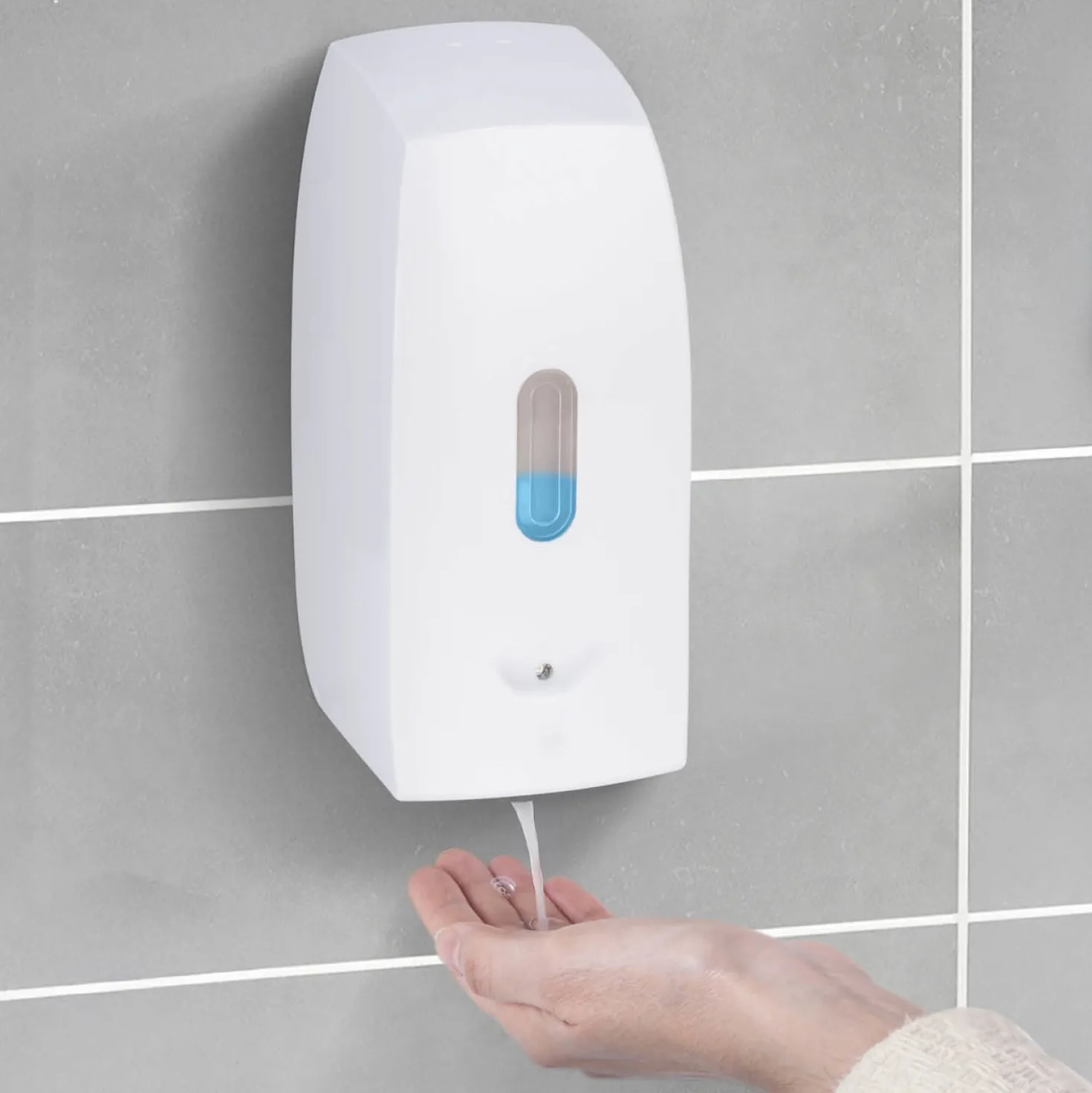 Sensor-Seifenspender „Tirano“, 500 ml, weiß WENKO