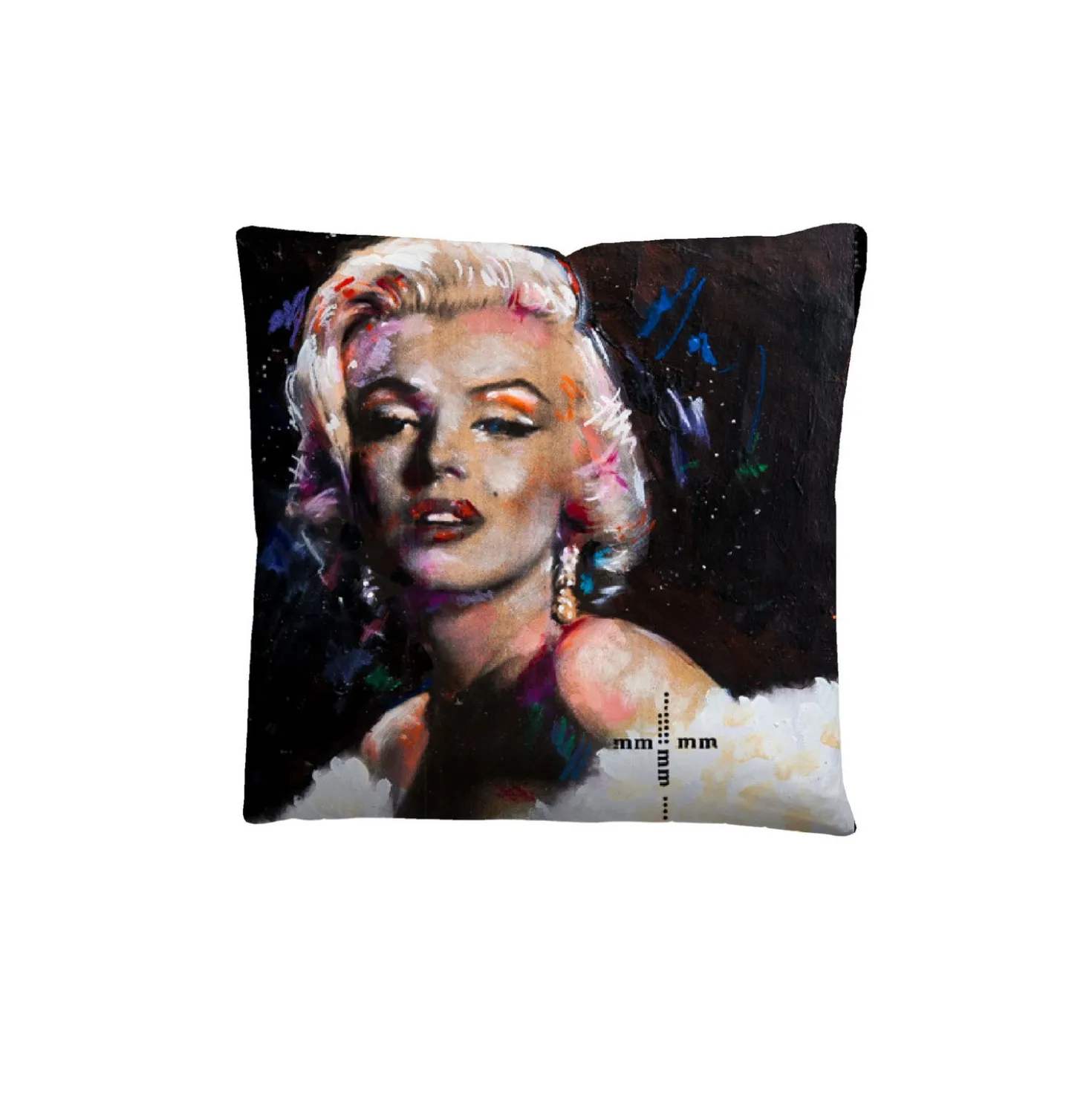 SID MAURER Mikrofaser Bettwäsche Marilyn Monroe weiß, 1x 155x220 cm + 1x 80x80 cm