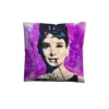 SID MAURER Mikrofaser Bettwäsche Audrey Hepburn viola, 1x 135x200 cm + 1x 80x80 cm