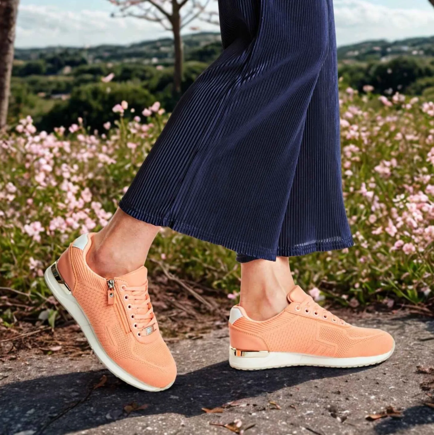 Sneaker "Marla" koralle Amélie di Santi