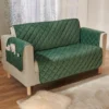 Sofaüberwurf 2-Sitzer grün 120 x 150 cm Eldo