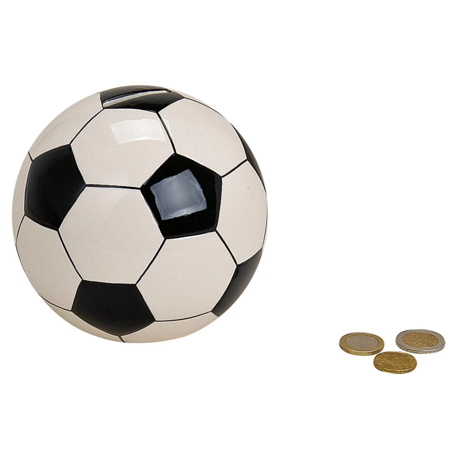Spardose "Fußball" aus Keramik
