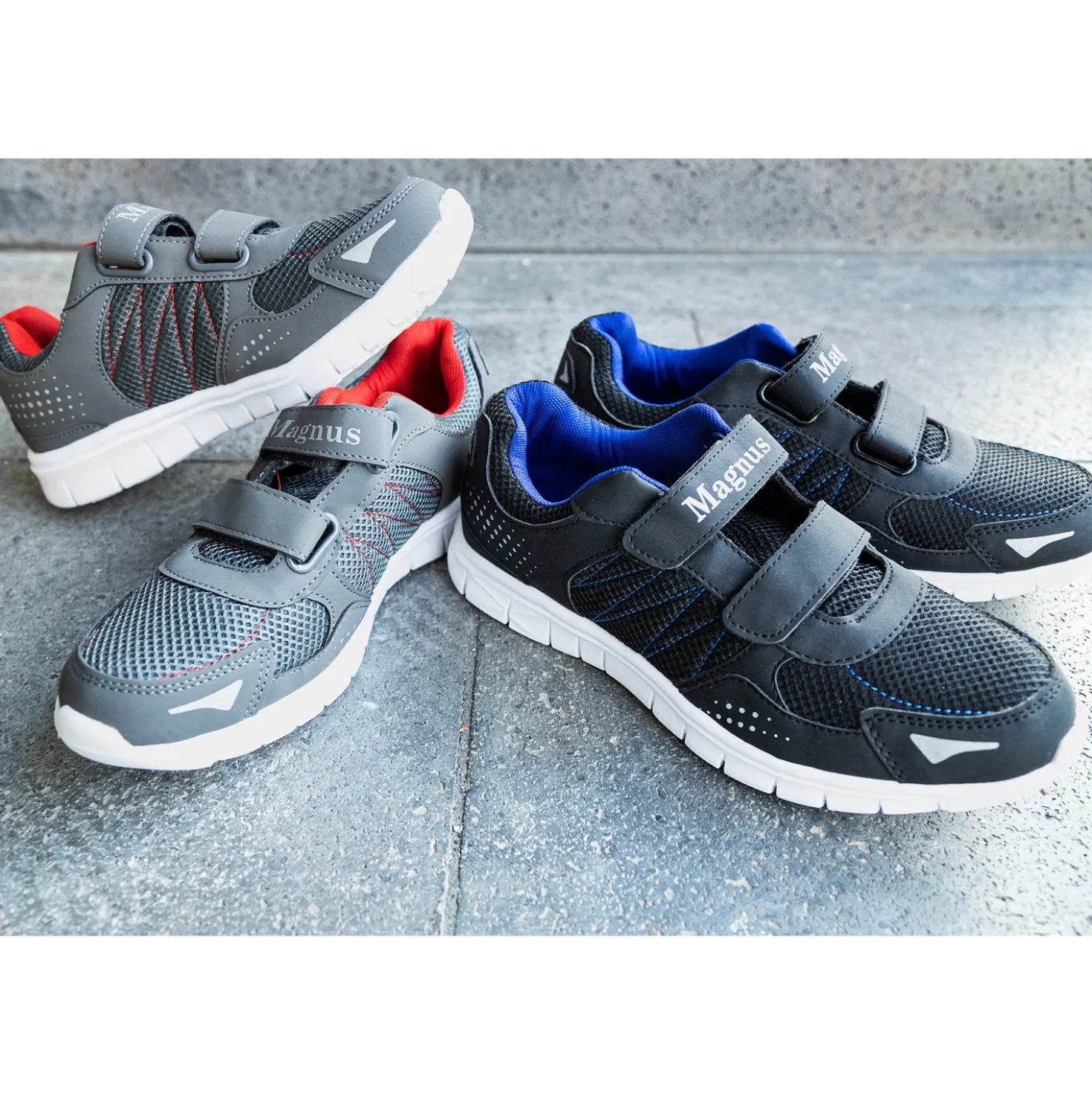Sportschuh schwarz-blau