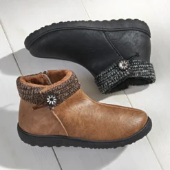 Stiefelette "Tilly" taupe