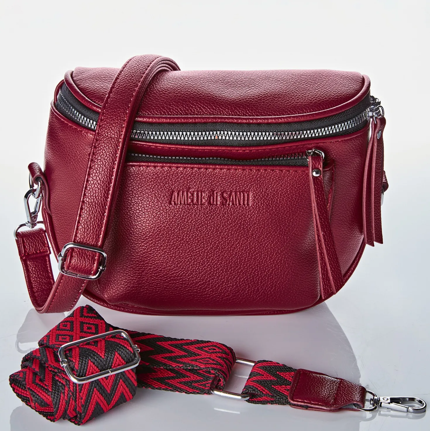 Tasche "Lucie" bordeaux