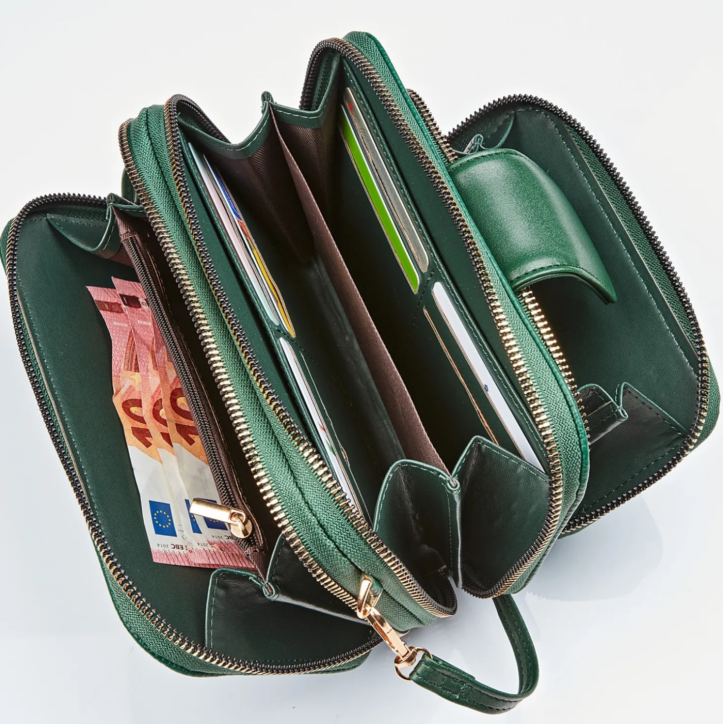 Tasche "Suse" 2-in-1 dunkelgrün