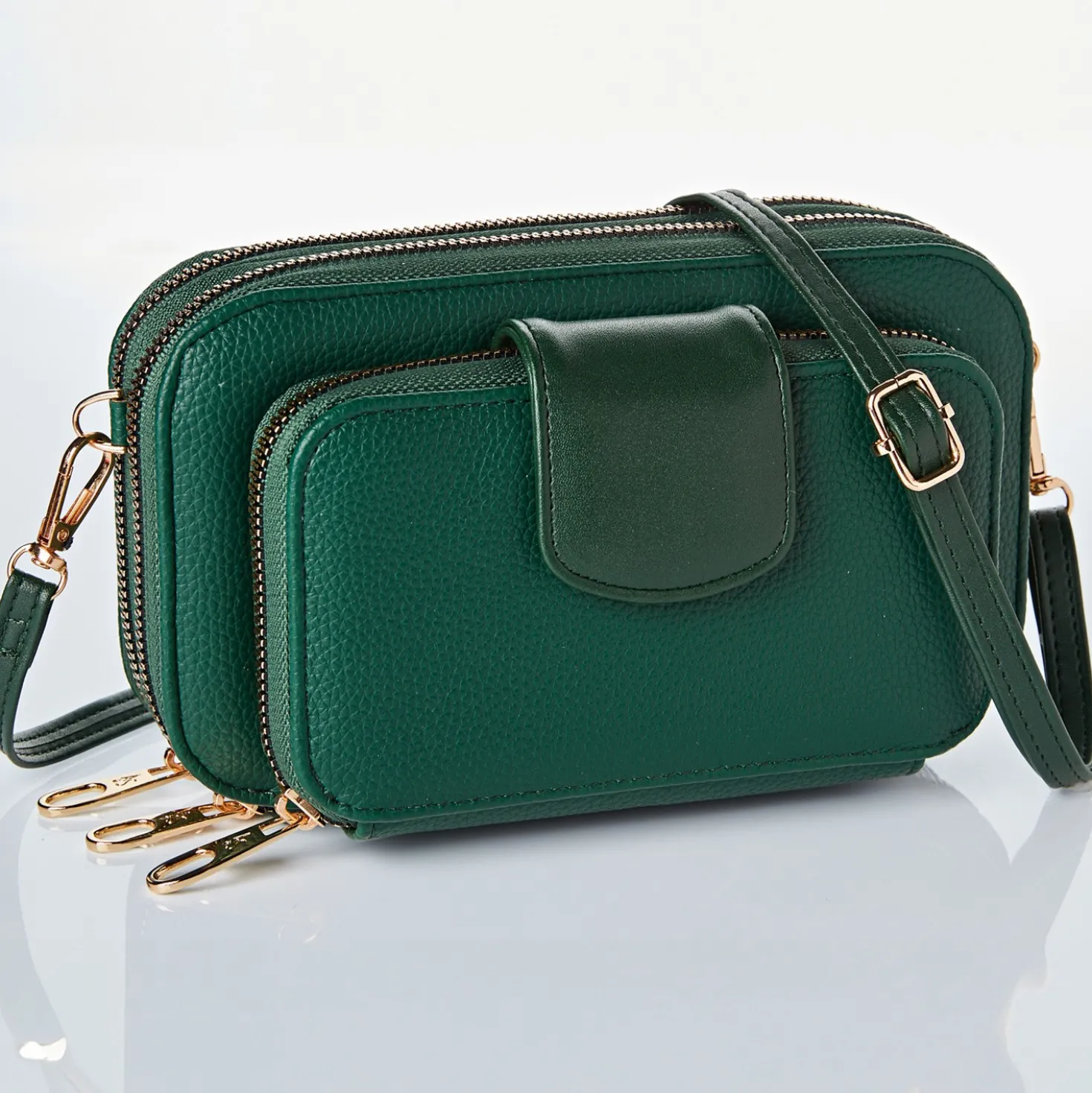 Tasche "Suse" 2-in-1 dunkelgrün