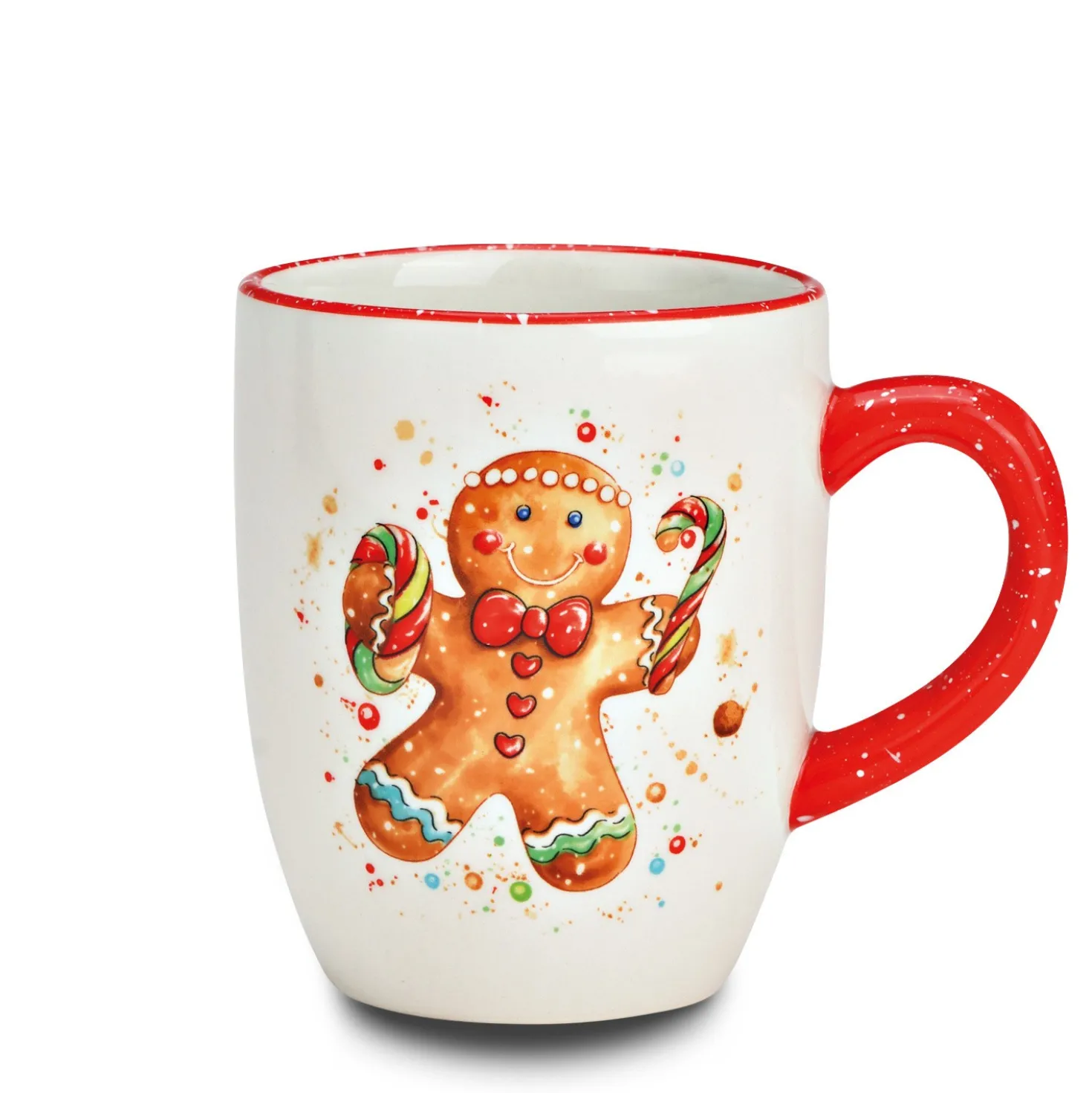 Tasse Lebkuchenfigur aus Keramik
