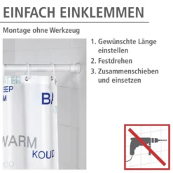 Teleskop-Duschstange extra stark WENKO