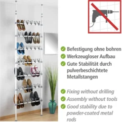 Teleskop-Schuhregal Atlas WENKO