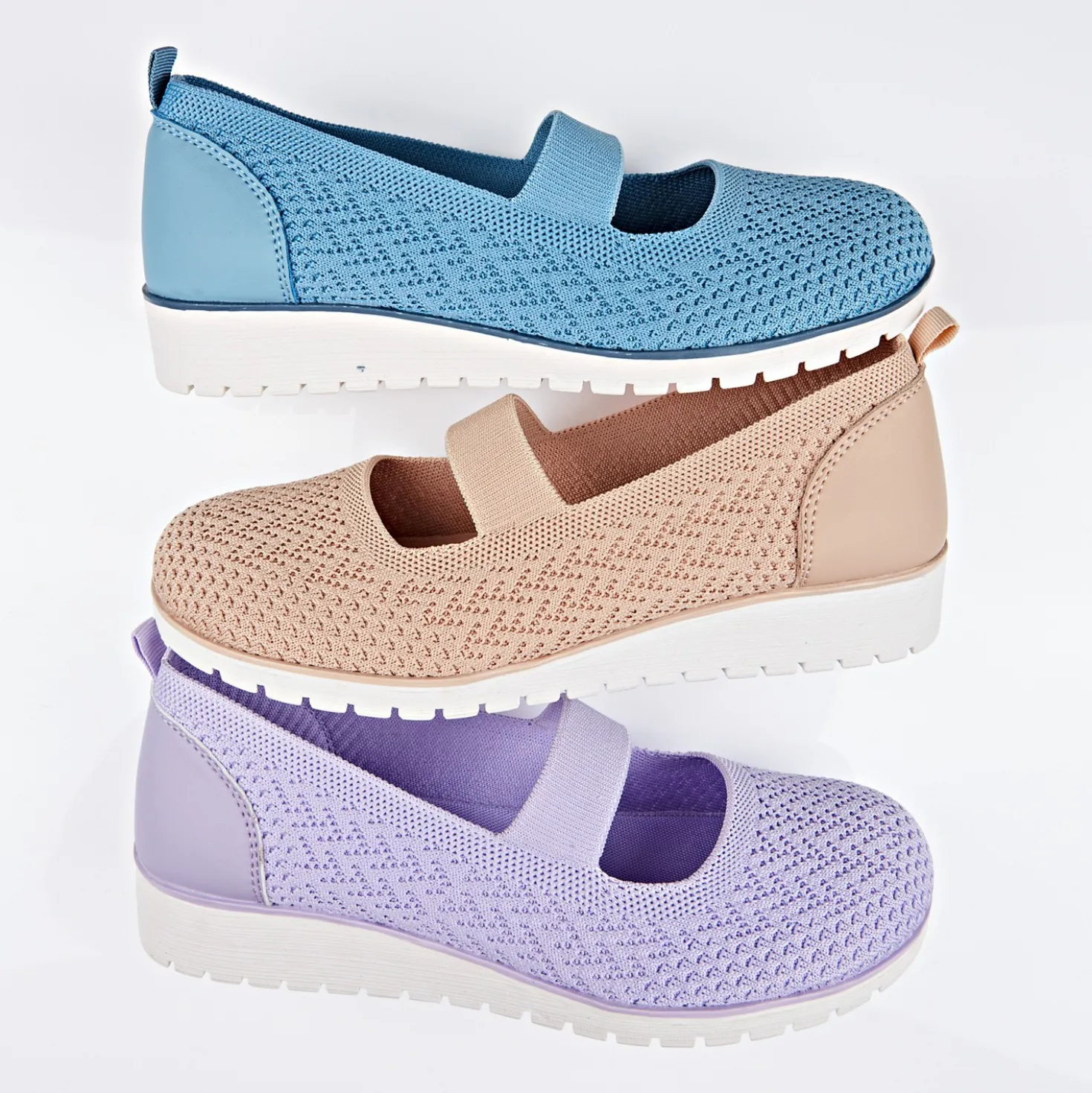 Textil-Slipper "Janine" sand Amélie di Santi