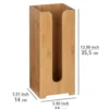 Toilettenpapierhalter „Bambusa“ aus Bambus WENKO