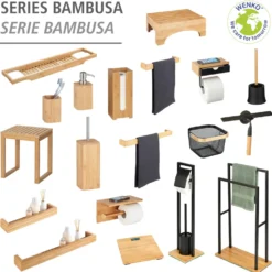 Toilettenpapierhalter „Bambusa“ aus Bambus WENKO