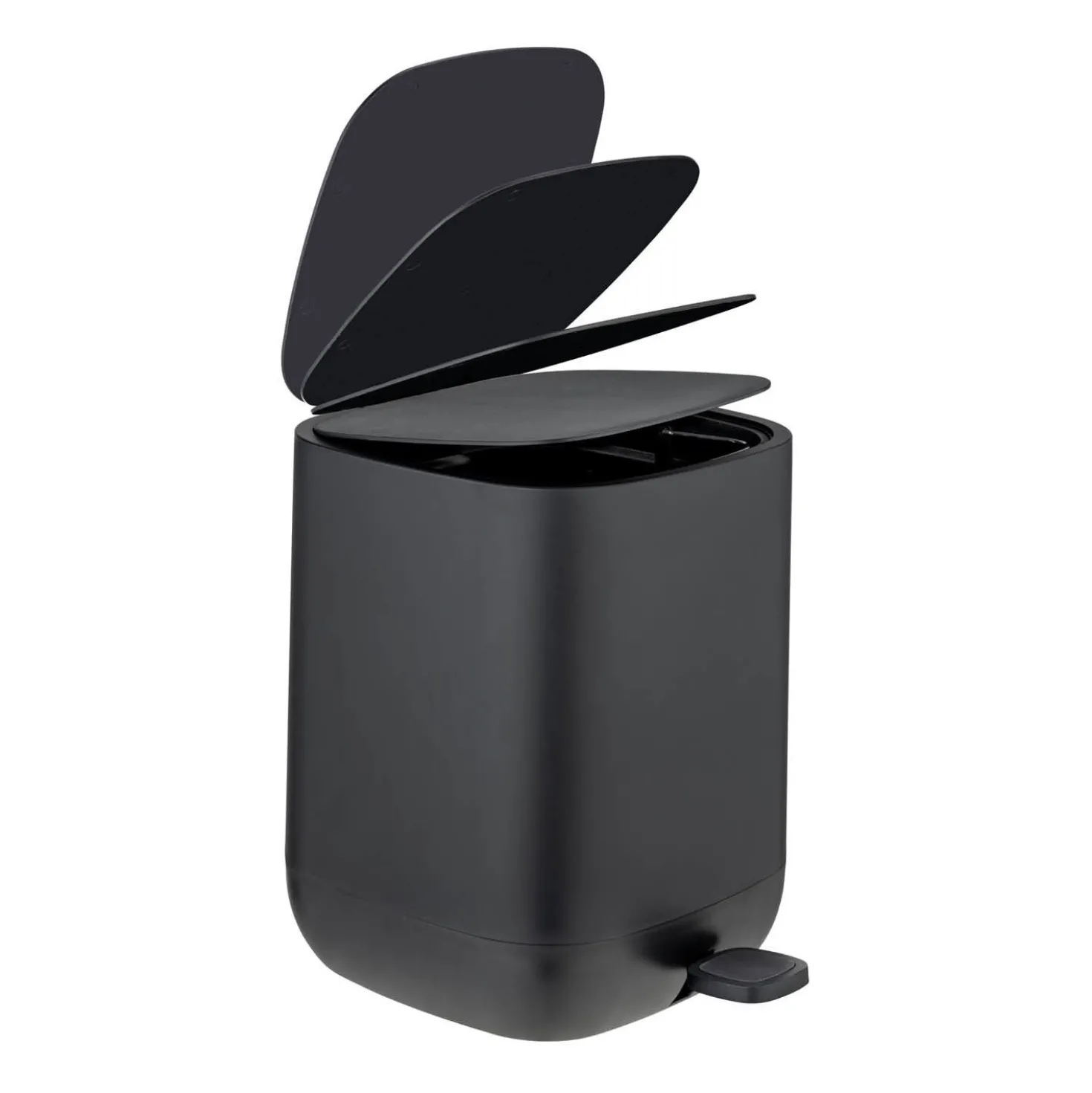 Treteimer „Davos“, 6,5 L, schwarz, Easy-Close WENKO