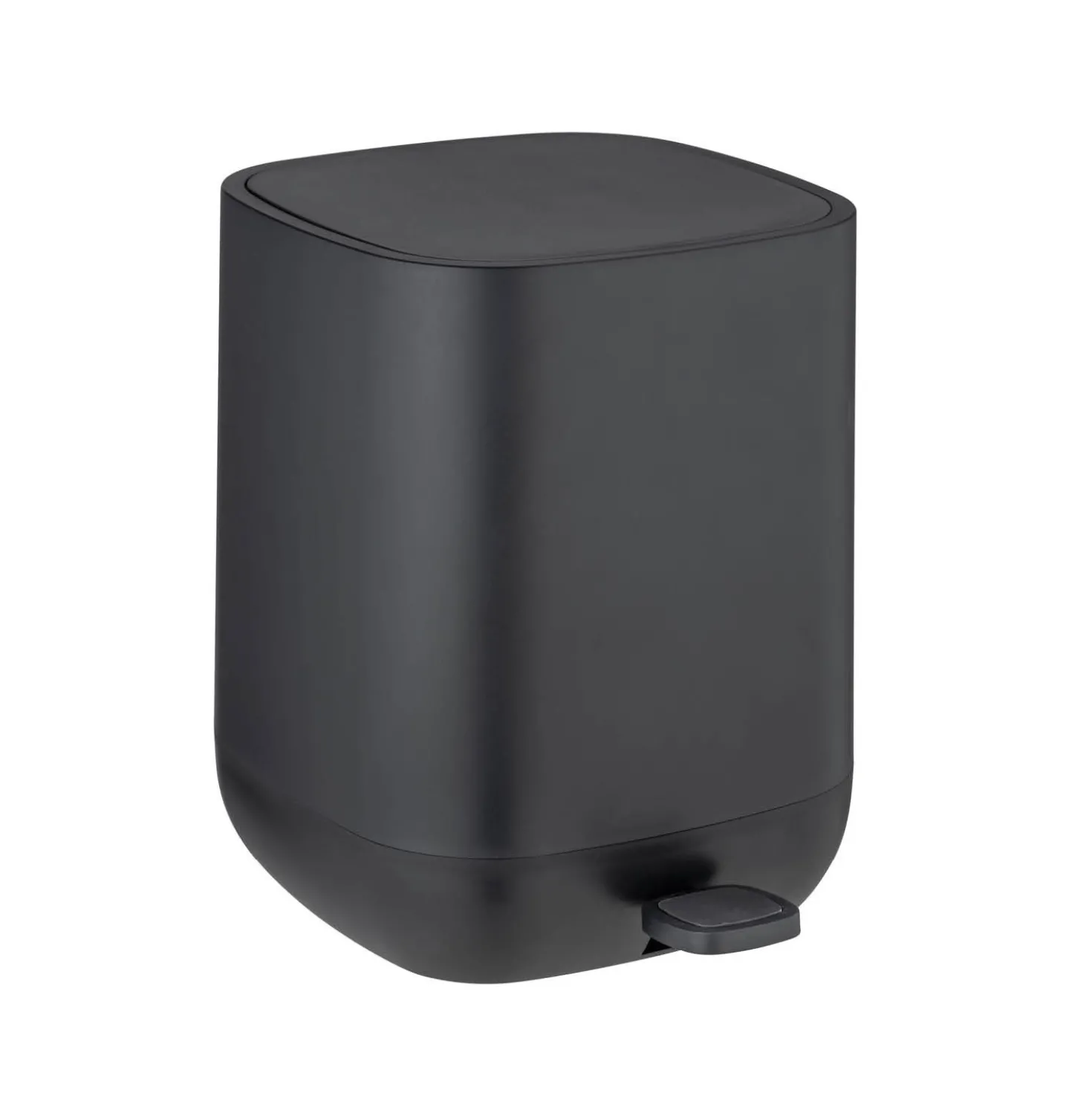 Treteimer „Davos“, 6,5 L, schwarz, Easy-Close WENKO