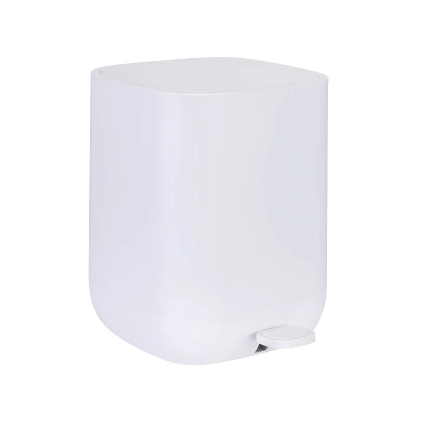 Treteimer „Davos“, 6,5 L, weiß, Easy-Close WENKO