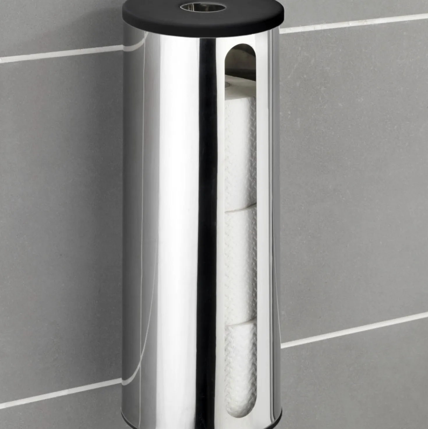 Turbo-Loc® Ersatzrollenhalter „Detroit“ Edelstahl WENKO