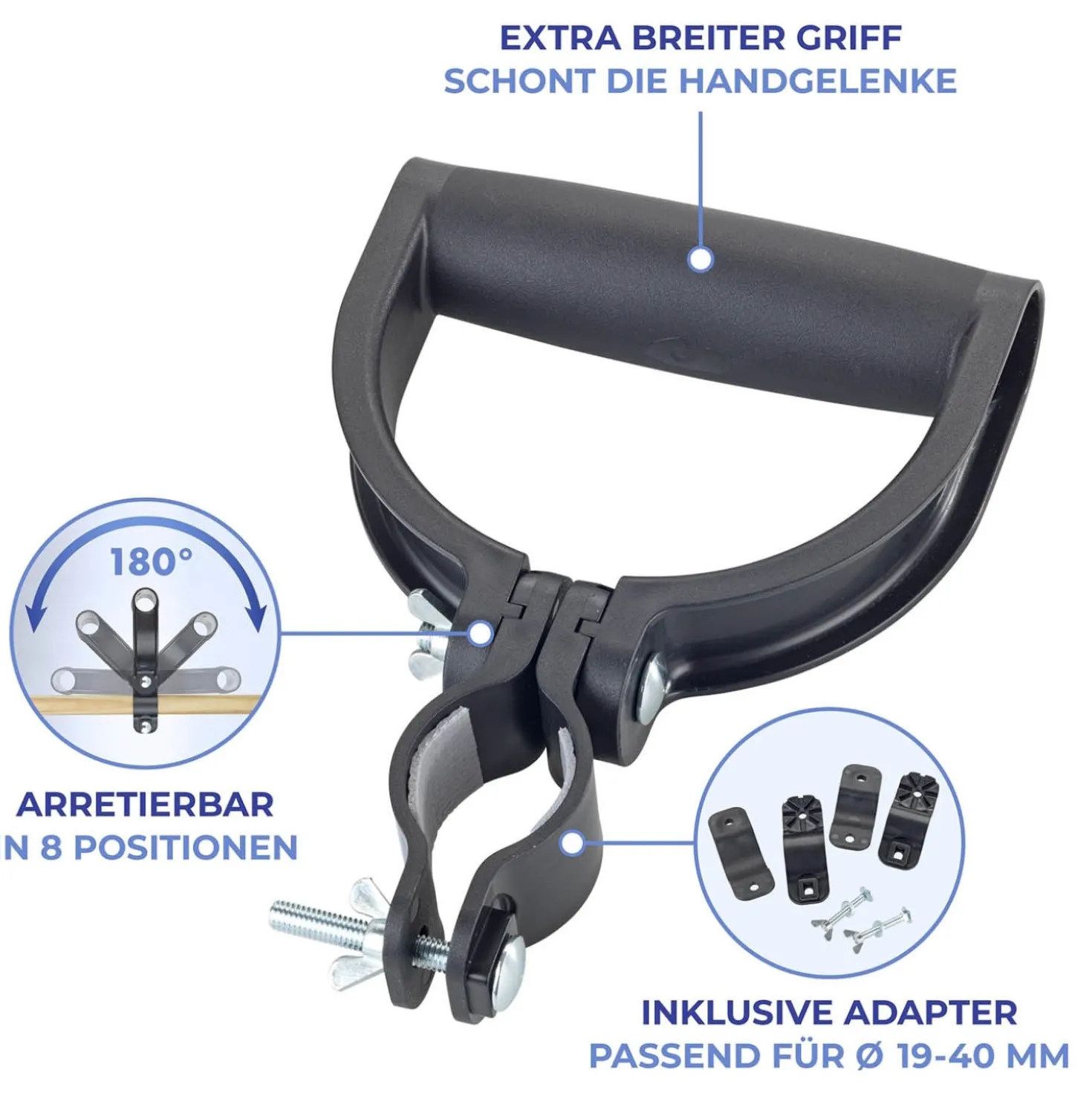 Universal-Griff 180° 2er Set MAXIMEX