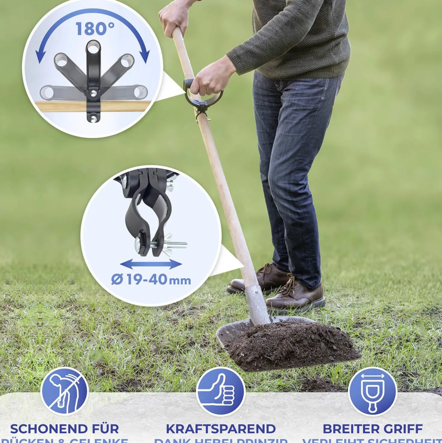 Universal-Griff 180° 2er Set MAXIMEX