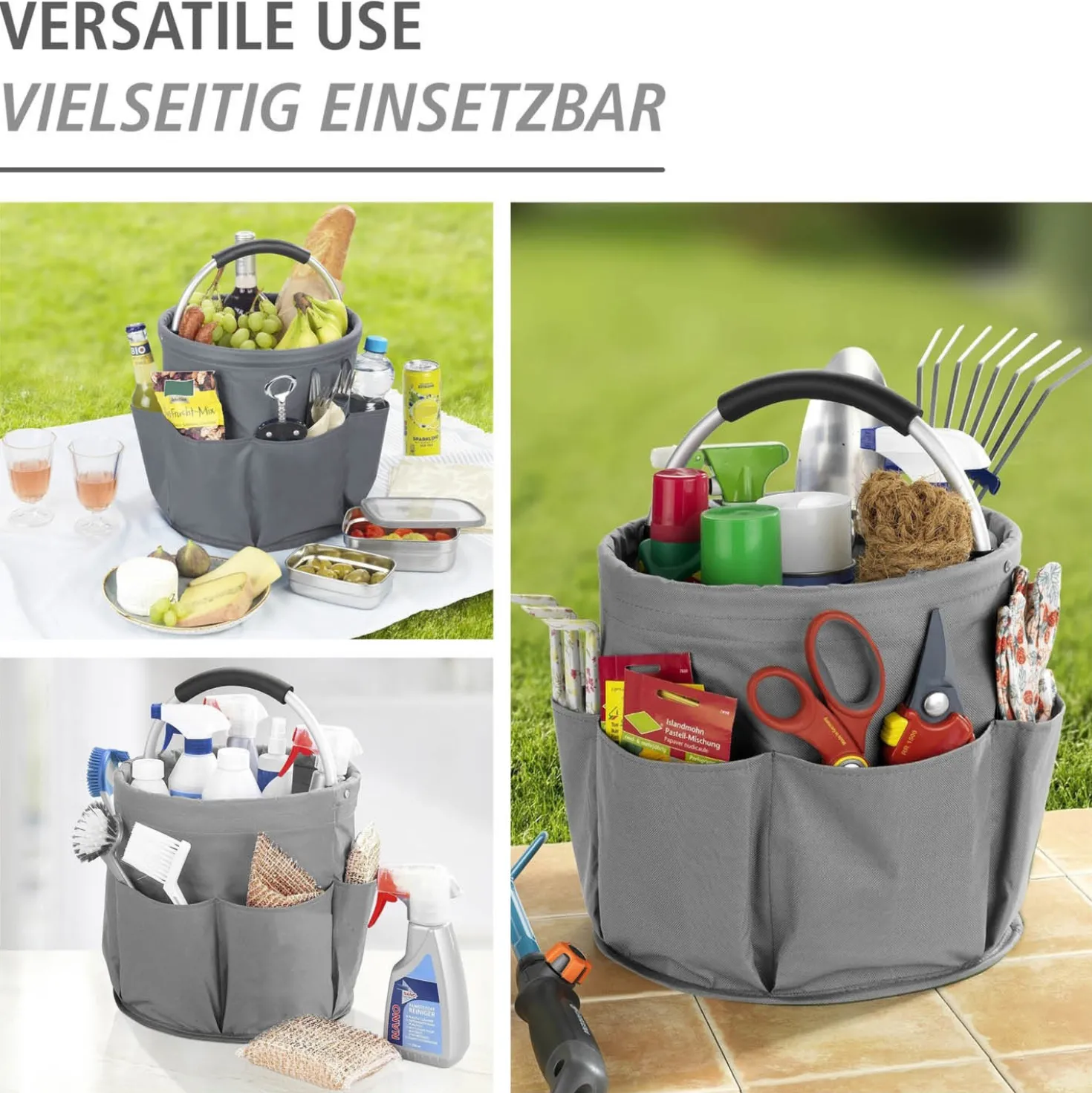 Universal Reinigungs-Caddy Anthrazit WENKO