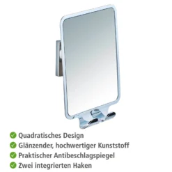Vacuum-Loc® Antibeschlagspiegel „Quadro“ WENKO