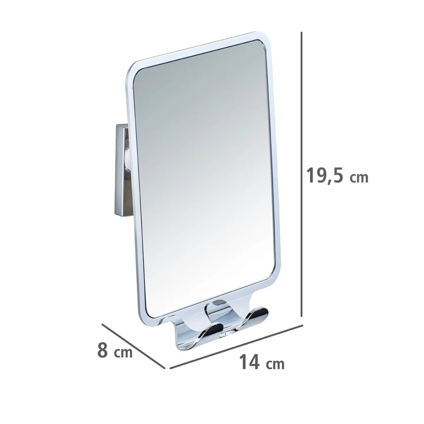 Vacuum-Loc® Antibeschlagspiegel „Quadro“ WENKO