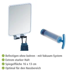Vacuum-Loc® Antibeschlagspiegel „Quadro“ WENKO