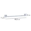 Vacuum-Loc® Badetuchstange „Quadro Uno“, Edelstahl WENKO