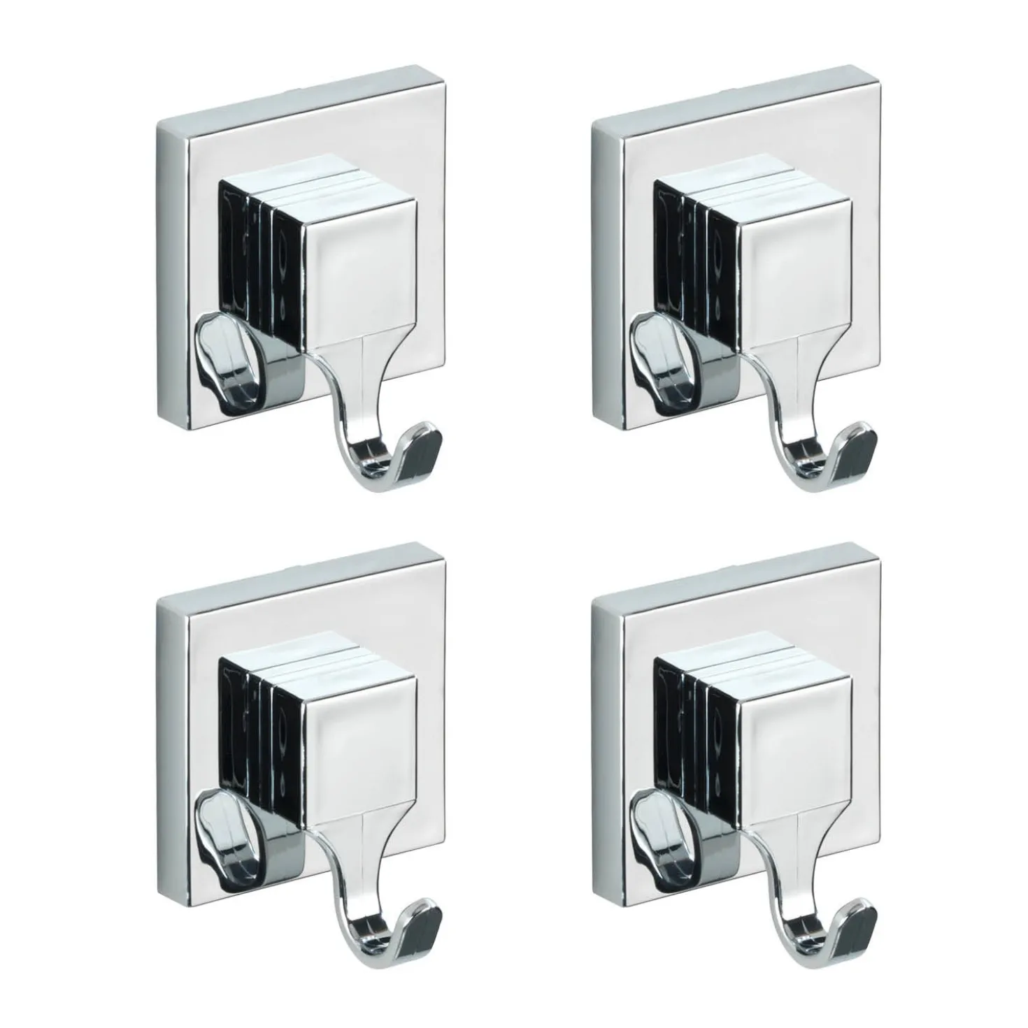 Vacuum-Loc® Haken-Set, 4 Stück, eckig WENKO
