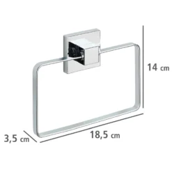 Vacuum-Loc® Handtuchring „Quadro“, Edelstahl WENKO