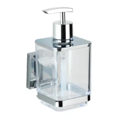 Vacuum-Loc® Seifenspender „Quadro“, Edelstahl WENKO