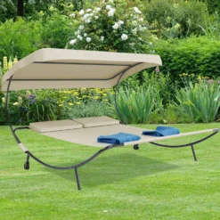 VCM Doppelliege Gartenliege 