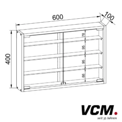 VCM Wandvitrine