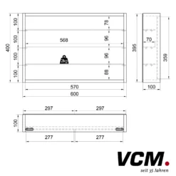 VCM Wandvitrine
