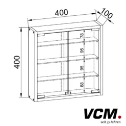 VCM Wandvitrine